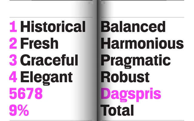 Dagspris specimen from A2-Type