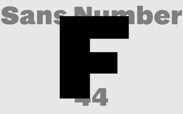 Foundation Sans 44 specimen from A2-Type