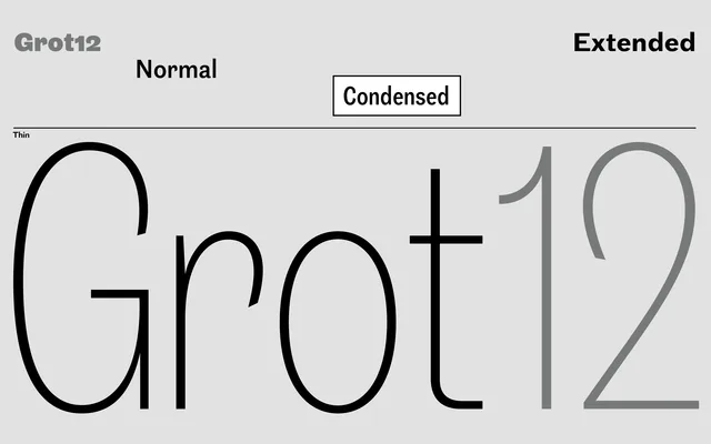 Grot12 Condensed specimen from A2-Type