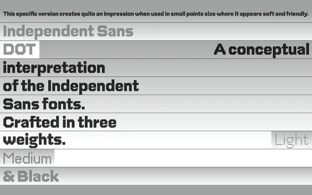 Independent DOT specimen from A2-Type