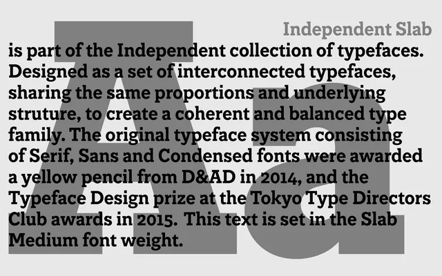 Independent Slab specimen from A2-Type