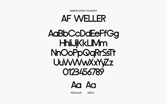 AF Weller specimen from abbr projects