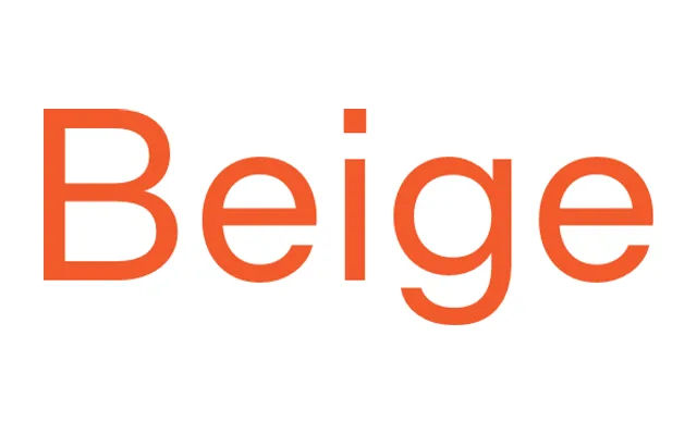 Beige specimen from About Type