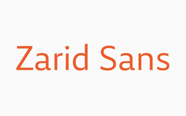 Zarid Sans specimen from About Type