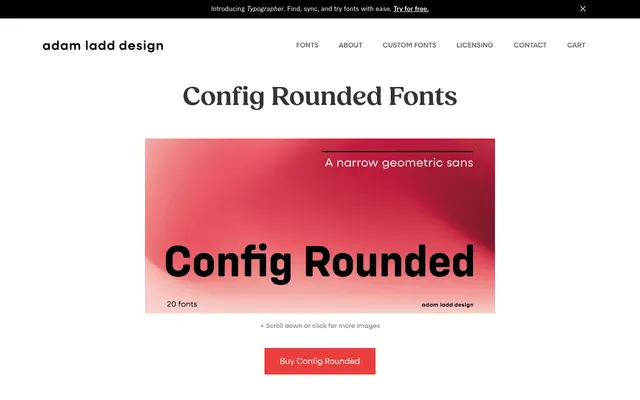 Config Rounded specimen from Adam Ladd Design