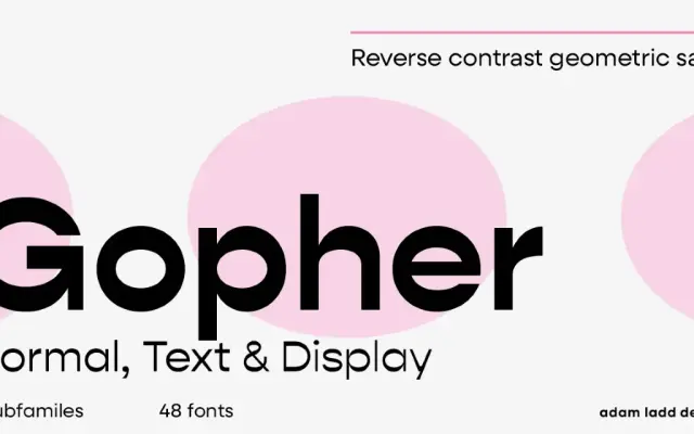 Gopher specimen from Adam Ladd Design