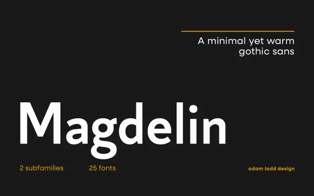Magdelin specimen from Adam Ladd Design