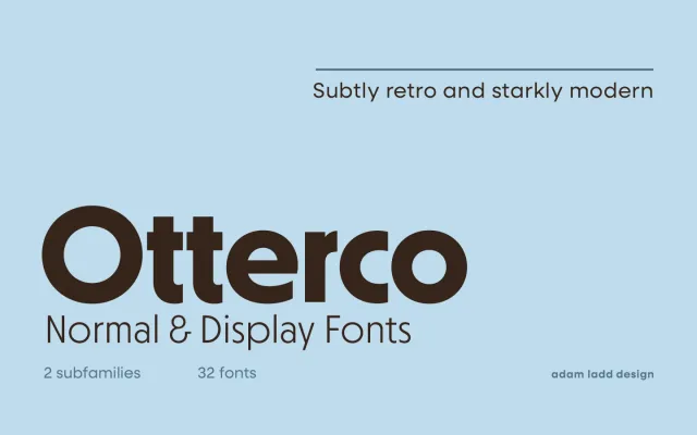 Otterco specimen from Adam Ladd Design