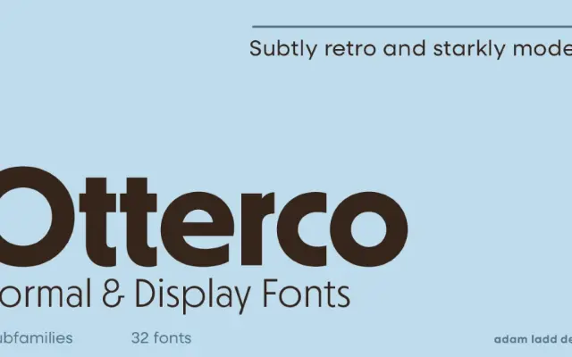 Otterco specimen from Adam Ladd Design