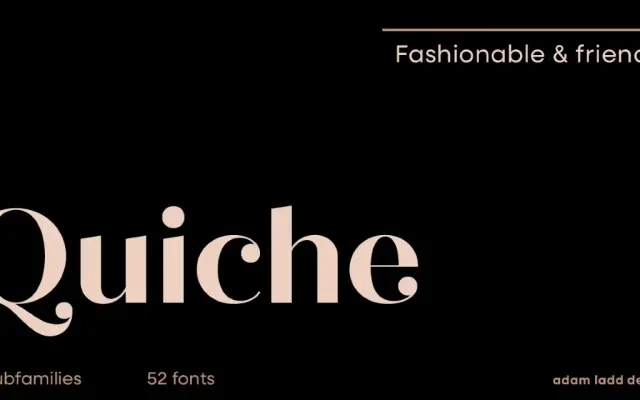 Quiche specimen from Adam Ladd Design