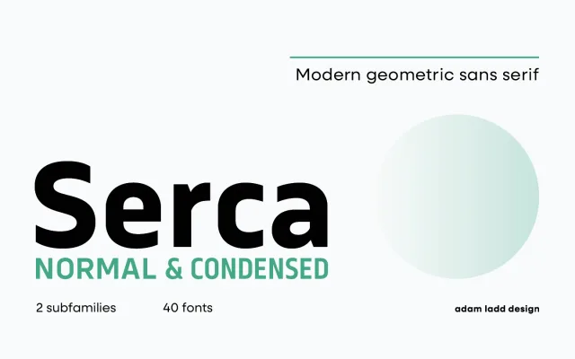 Serca specimen from Adam Ladd Design