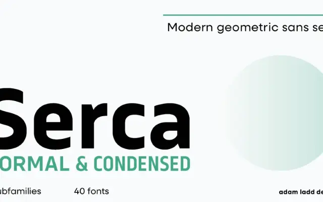 Serca specimen from Adam Ladd Design