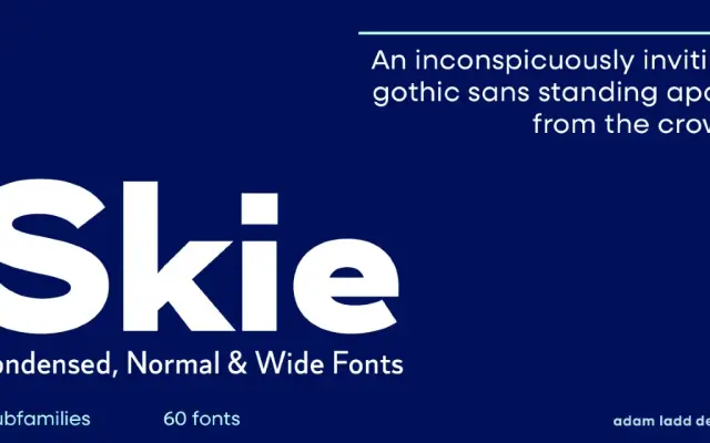 Skie specimen from Adam Ladd Design