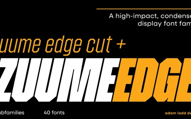 Zuume Edge specimen from Adam Ladd Design