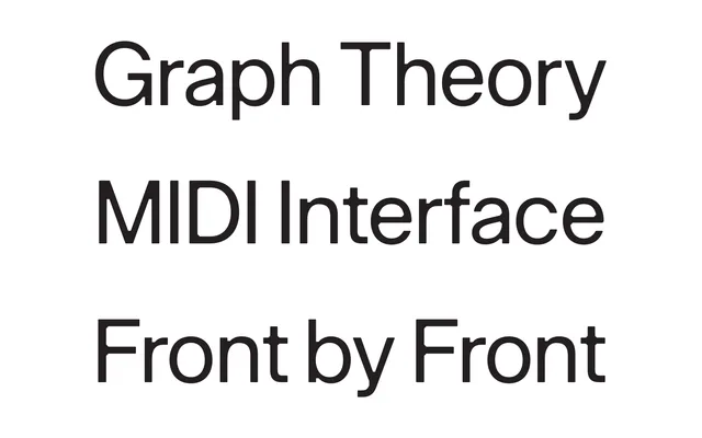 Arkitekt specimen from Aesthetic Type