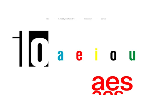 Aesthetic Type