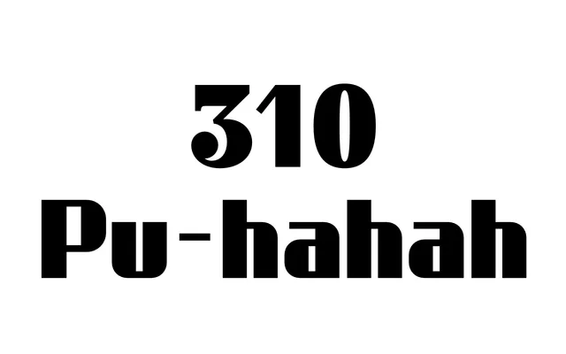 310 Pu-hahah specimen from AG Font