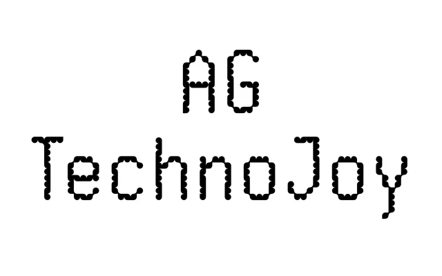AG TechnoJoy specimen from AG Font