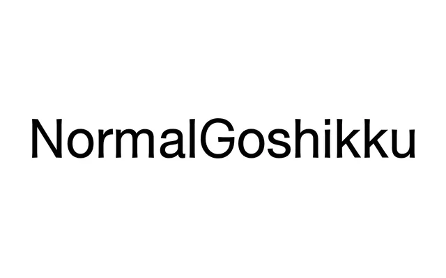 NormalGoshikku specimen from AG Font