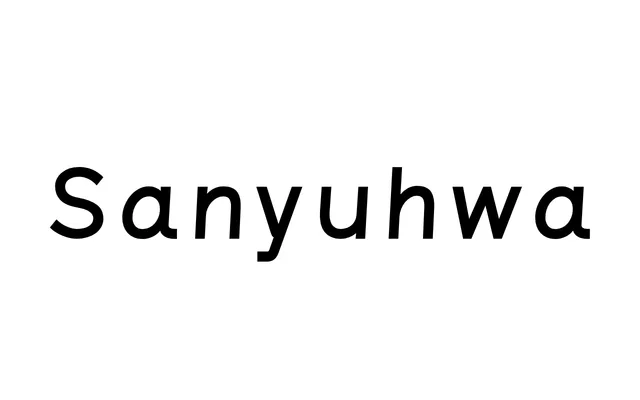 Sanyuhwa specimen from AG Font