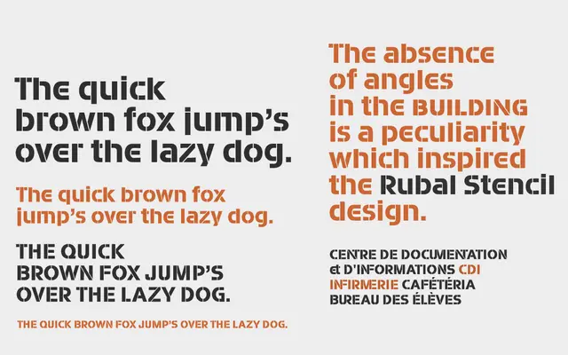 Rubal Pro specimen from AinsiFont