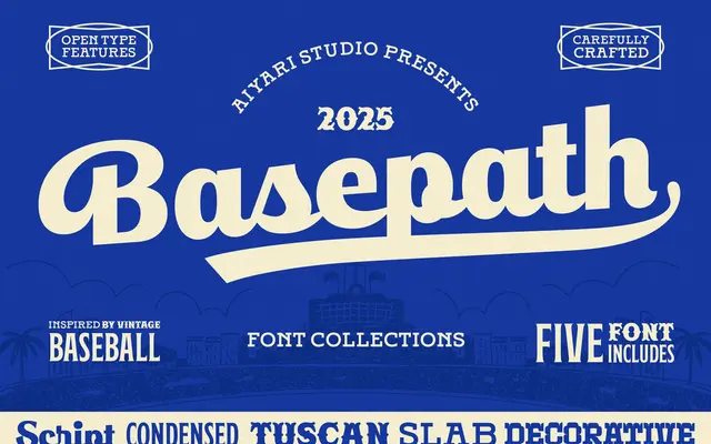 Basepath specimen from Aiyari Studio