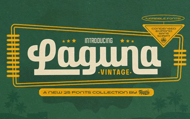 Laguna Vintage specimen from Aiyari Studio