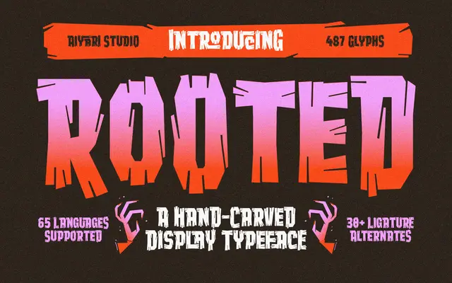 Rooted specimen from Aiyari Studio
