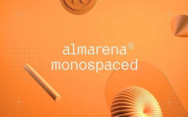 Almarena Monospaced specimen from Almarena