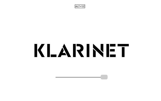 ALT Klarinet specimen from ALT.tf