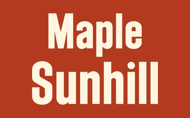 Maple Sunhill specimen from Amorfa Type
