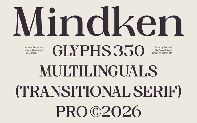 Mindken Transitional specimen from Amorfa Type