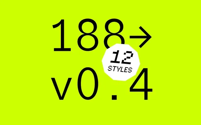 188 Sans specimen from And Repeat