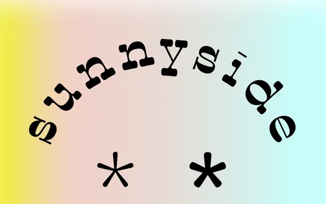 Sunnyside specimen from And Repeat