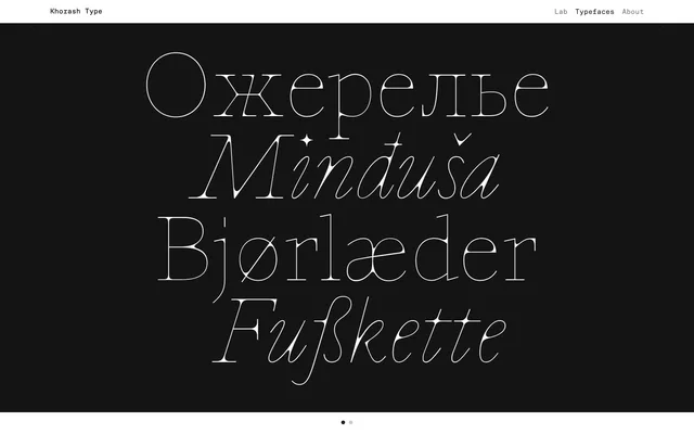 Outline specimen from Anna Khorash