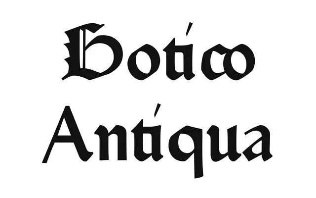 Gotico-Antiqua specimen from ANRT