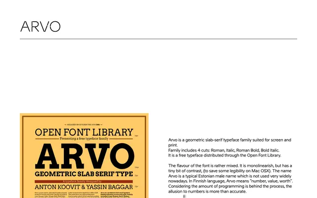 Arvo specimen from Anton Koovit