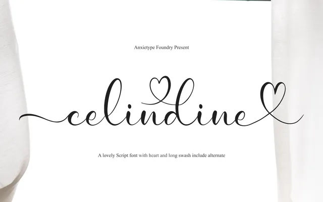 Celindine specimen from Anxietype Foundry