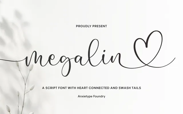 Megalin specimen from Anxietype Foundry