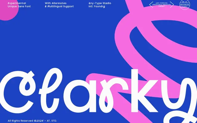 Clarky specimen from Any-Type® Foundry