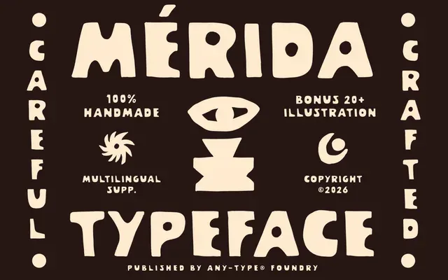 Merida specimen from Any-Type® Foundry