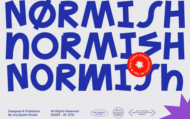 Normish specimen from Any-Type® Foundry