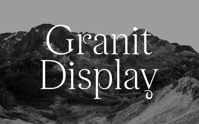 Granit Display specimen from Apex Foundry