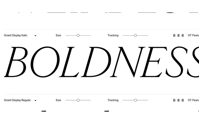 Granit Display specimen from Apex Foundry