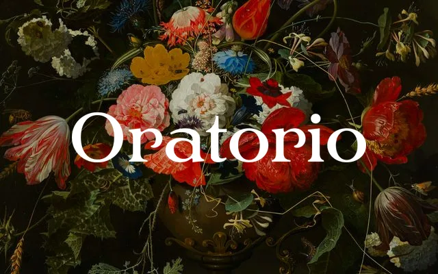 Oratorio specimen from Apex Foundry