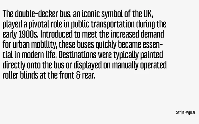 Bus Sign specimen from Applied Systems