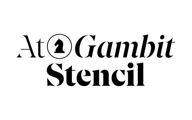 At Gambit Stencil specimen from Arillatype