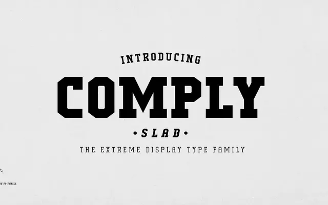 Comply Slab specimen from Arkitype