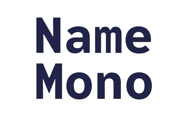 Name Mono specimen from ArrowType