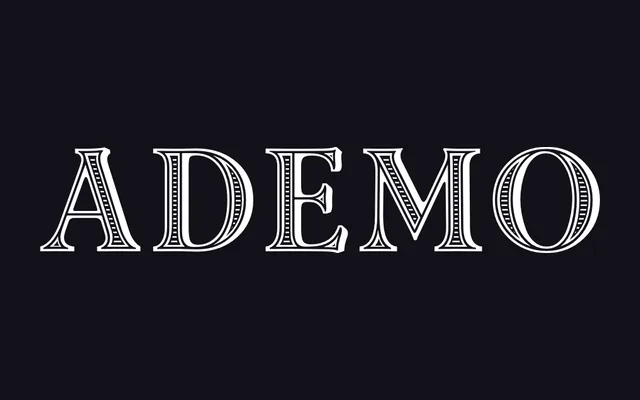 Ademo specimen from Astype Fonts